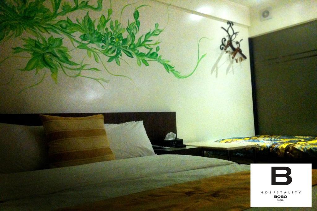 Bobo Hotel Hongdae Seoul Phòng bức ảnh