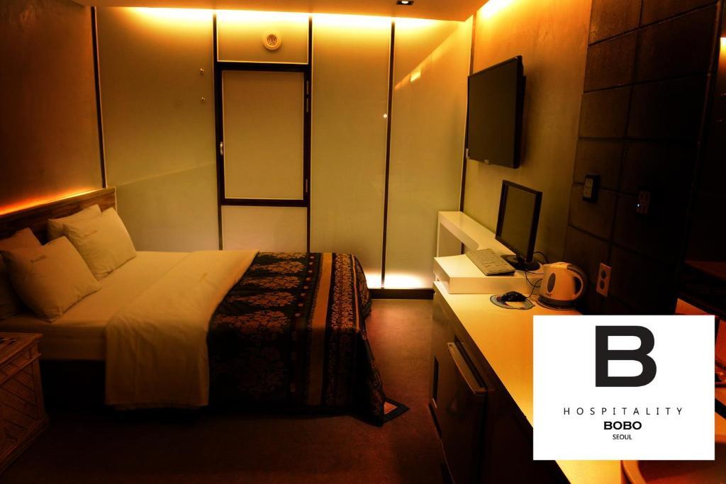 Bobo Hotel Hongdae Seoul Phòng bức ảnh
